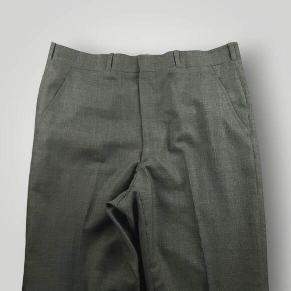 Vtg Single Breasted Suit Mens 40R/34R Classic Fit Wool 2 Piece Glen Check Plaid - Picture 11 of 16